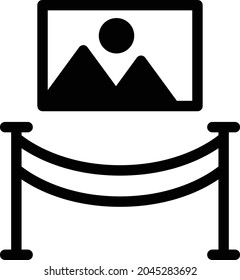 picture vector glyph flat icon