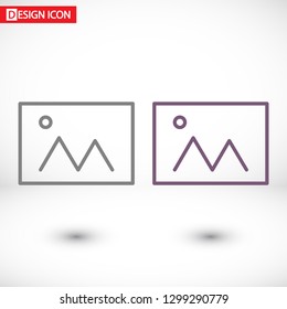 Picture Vector icon