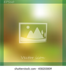 Picture vector icon