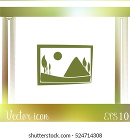 Picture vector icon