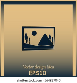 Picture vector icon