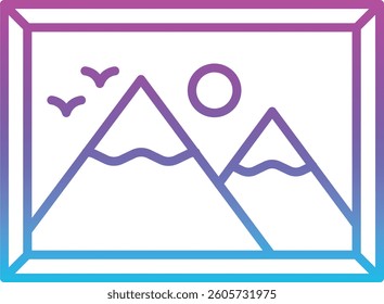 Picture vector icon. Can be used for printing, mobile and web applications.