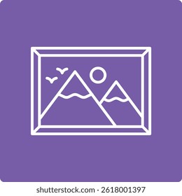 Picture vector icon. Can be used for printing, mobile and web applications.