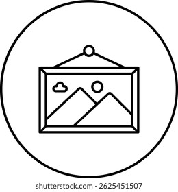 Picture vector icon. Can be used for printing, mobile and web applications.
