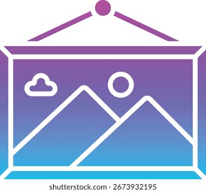 Picture vector icon. Can be used for printing, mobile and web applications.