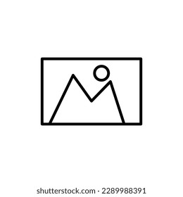 Picture vector icon flat illustration on white background..eps