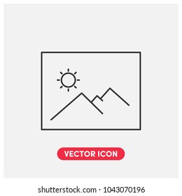 Picture Vector Icon Illustration