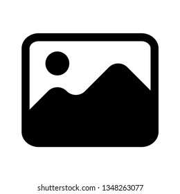 Picture vector icon, image symbol