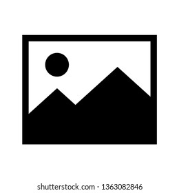 Picture vector icon. Image symbol.
