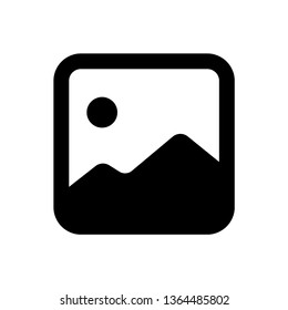 Picture vector icon. Image symbol.