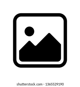 Picture vector icon. Image symbol.