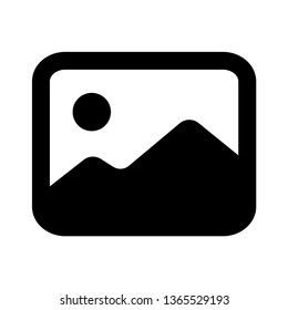 Picture vector icon. Image symbol.