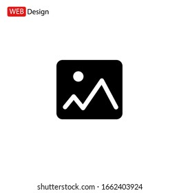 Icono vector de imagen, símbolo de imagen.