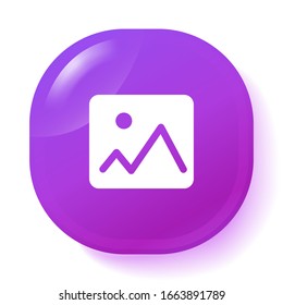Picture vector icon, image symbol.