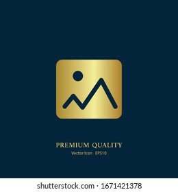 Picture vector icon, image symbol.