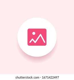 Picture vector icon, image symbol.