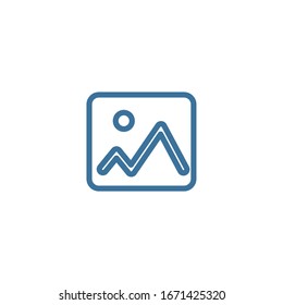 Bildsymbol der Vektorillustration, Bildsymbol.