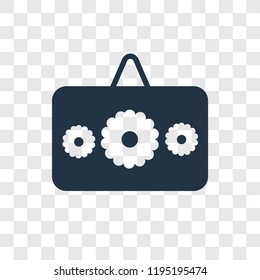 Picture vector icon isolated on transparent background, Picture transparency logo concept