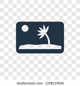 Picture vector icon isolated on transparent background, Picture transparency logo concept