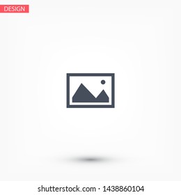 Picture Vector icon . Lorem Ipsum Illustration design