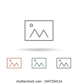 Picture Vector icon . Lorem Ipsum Illustration design