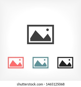 Picture Vector icon . Lorem Ipsum Illustration design