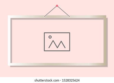 Picture Vector icon . Lorem Ipsum Illustration design