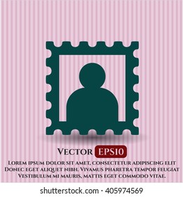 Icono o símbolo del vector de imagen