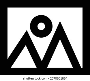 picture vector illustration isolated on a transparent background. storke vector icons for concept or web graphics.