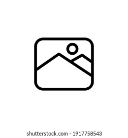 Picture vector illustration logo template for many purpose. Isolated on white background.