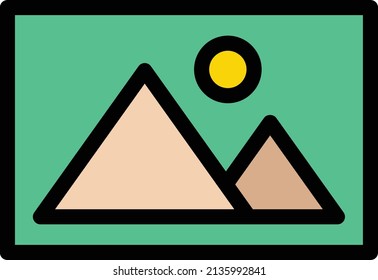 picture Vector illustration on a transparent background. Premium quality symbols. Stroke vector icon for concept and graphic design.