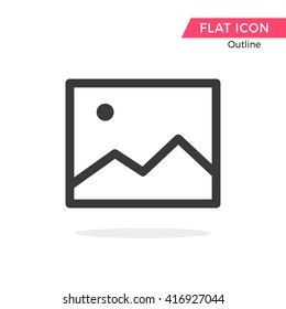 Picture Vector Object Picture Image Graphic Glyph Outline Icon