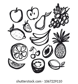 Picture of vegetables and fruits.
