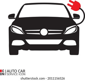 Picture of vehicle. Vector image of car service icon. Conception of automobiles.