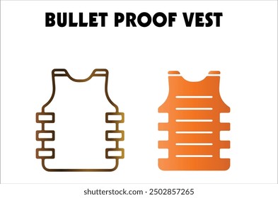 a picture of a vest that says bullet proof