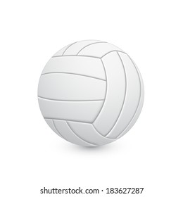 picture of volleyball ball on white background