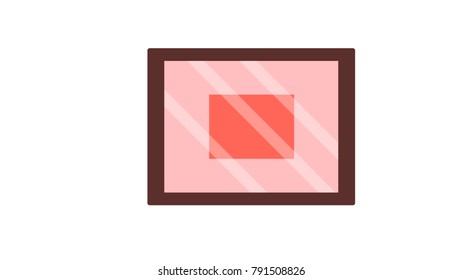 Picture wall  decoration vector illustration