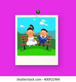 picture of wedding couple,
