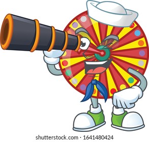 A picture of wheel fortune Sailor style with binocular