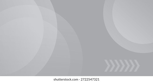 Imagen de fondo blanco con líneas de círculo gris. Concepto de tecnología de futuro digital abstracto gris