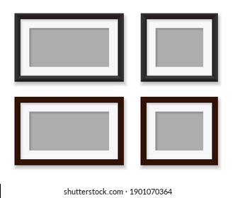 picture wood frame 3d icon