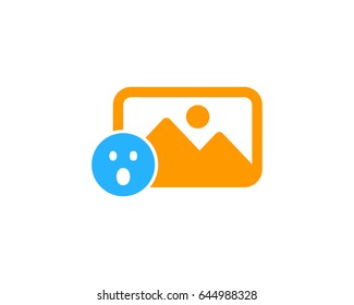 Picture Wow Social Network Icon Logo Design Element