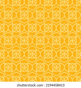 Picture yellow circles lines patterns vector illustration