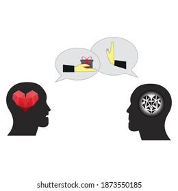 imagen, tu amor no es necesario, negación del vector de amor