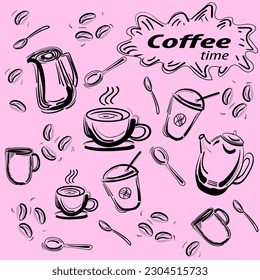 pictures about coffee can be used for background