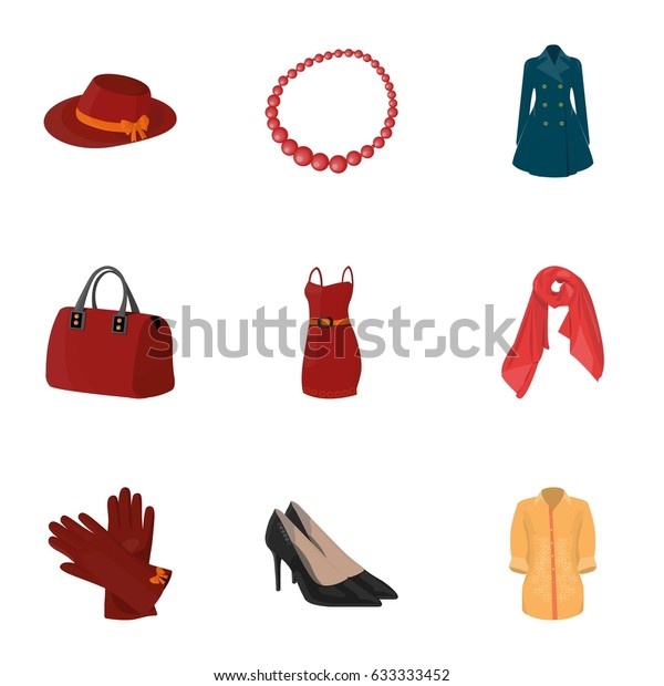 Pictures About Types Womens Clothing Outerwear Stock Vector