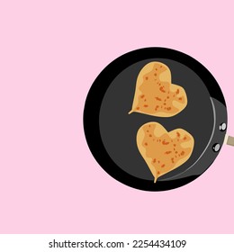 Pictures of cooking for loved ones. Vector illustration. Wallpaper, stickers, flyers, invitations, posters, brochures, banners.