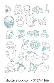 Pictures for educational notebooks