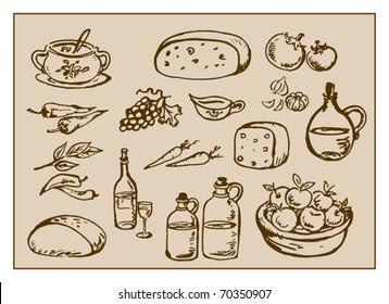pictures with food