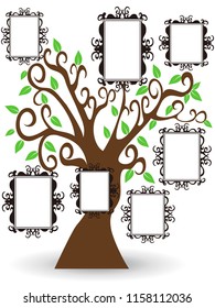 Pictures Frame Tree Stock Vector (Royalty Free) 1158112036 | Shutterstock